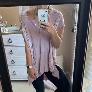 POL size small mauve slouchy top